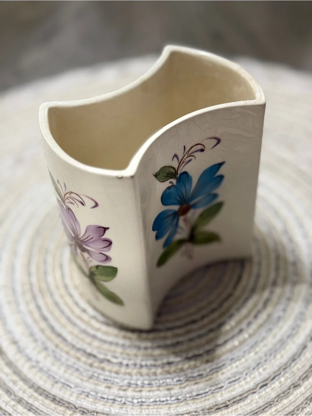 Vintage FTD Vase - Hand Painted in Portugal